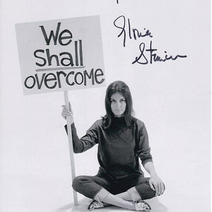 Gloria Steinem autographed signed 8x10 photograph - to John