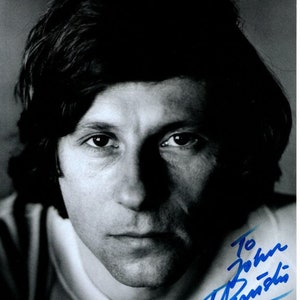 Roman Polanski autographed signed 8x10 photograph - to John