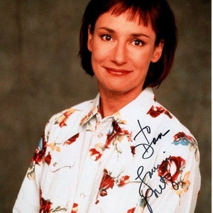 Laurie Metcalf handsignierte signierte 8x10 Roseanne Jackie Harris Photo - To dan