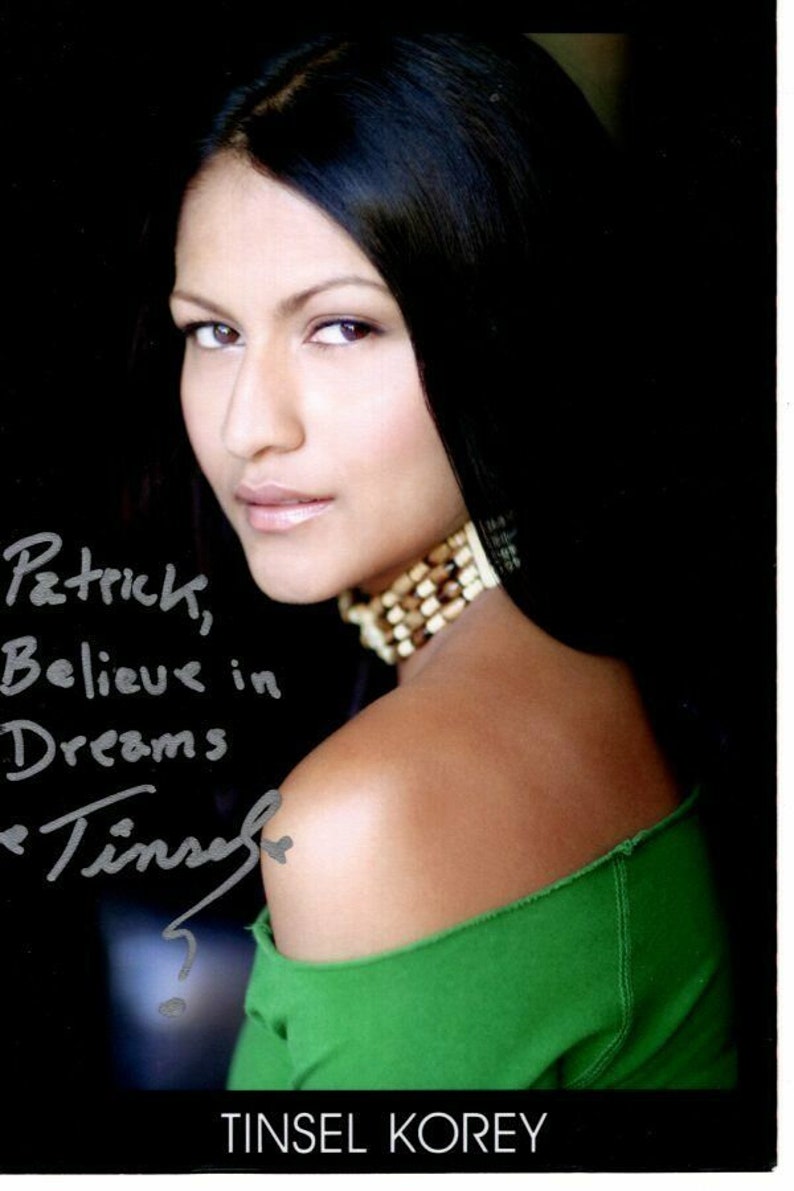 Tinsel korey autographed signed photograph to patrick image 1