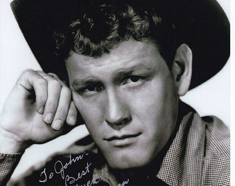 Earl Holliman autographed signed 8x10 the rainmaker jimmy currie photograph - to john