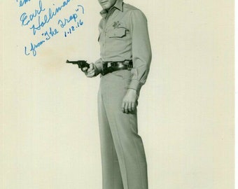 Earl Holliman autographed signed 8x10 the trap tippy anderson photograph - to john