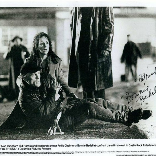 Bonnie Bedelia signed autographed 8x10 needful things / ed harris photograph - to patrick