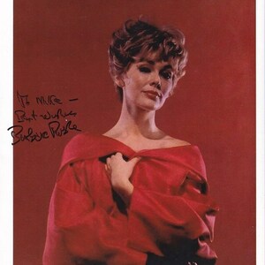 Barbara Rush autographed signed 8x10 photograph - to mike