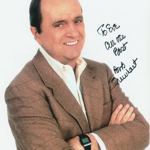 Bob Newhart autographed signed 8x10 photograph - to Eve