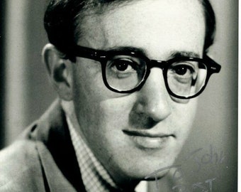 Woody Allen gesigneerde gesigneerde 8x10 foto - aan John