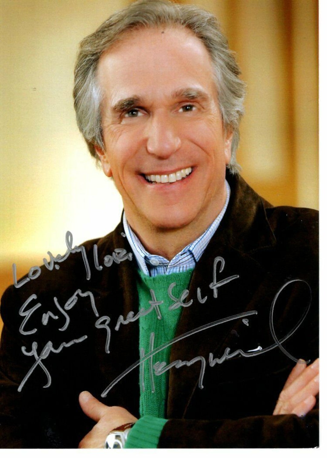 Henry Winkler Autographed Signed 5x7 Photograph - to Lori - Etsy