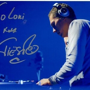 Tiesto signed autographed 8x10  photograph - to lori