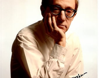 Woody Allen gesigneerde gesigneerde 8x10 foto - aan John