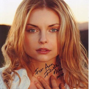Fotografía autografiada de Izabella Miko de 8 x 10 pulgadas - para ann