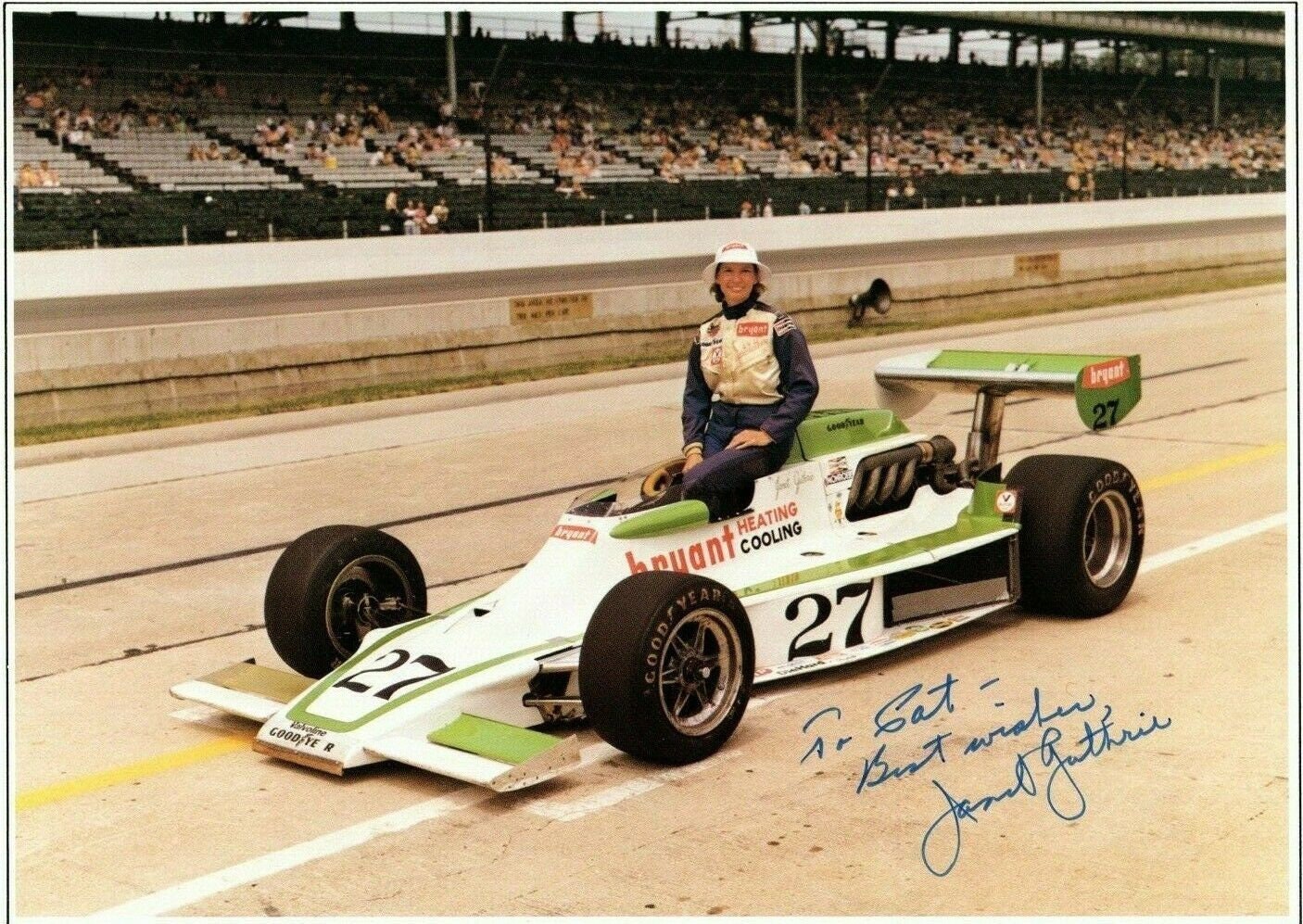 Guthrie Autographed Signed Indy Race Car Driver Etsy