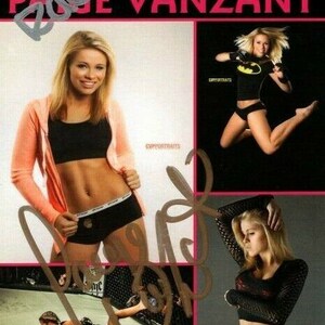 Paige VanZant autographed signed 5x7 ufc mma txmma photograph - to rachel