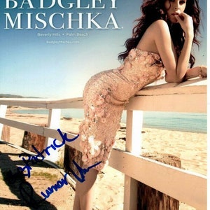 Rumer Willis signed autographed 8x10 badgley mischka photograph - to patrick