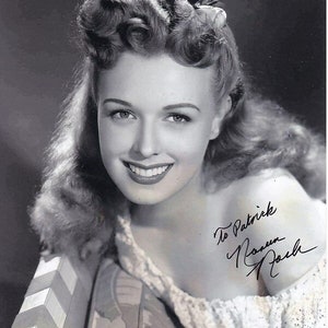 Gesigneerde door Noreen Nash gesigneerde foto van 8 x 10 - naar patrick