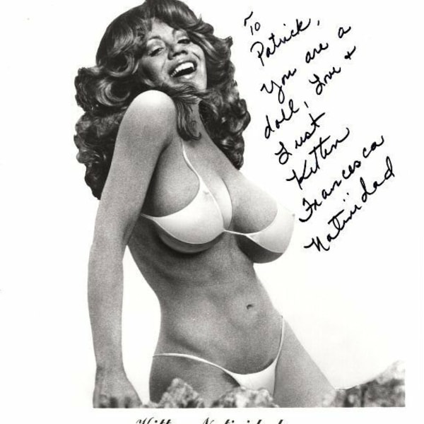 Kitten natividad autographed signed photograph - to patrick great content