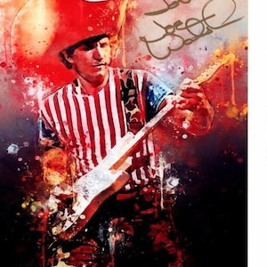 Joe Walsh autographed signed 8x10 photograph - to john the eagles rare!