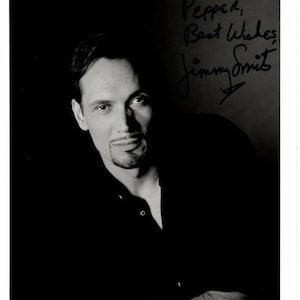 Jimmy Smits autographed signed 8x10 photograph - to pepper