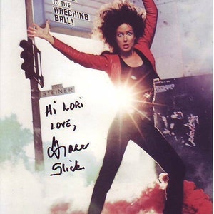 Grace Slick signed autographed 8x10 photograph - to Lori jefferson starship airplane