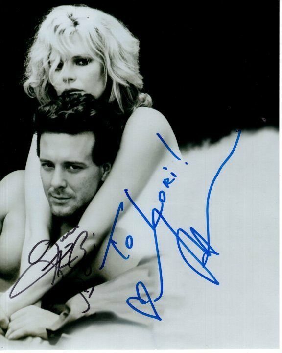 ミッキー・ロークとキム・ベイシンガーのサイン入り8x10 9 1/2