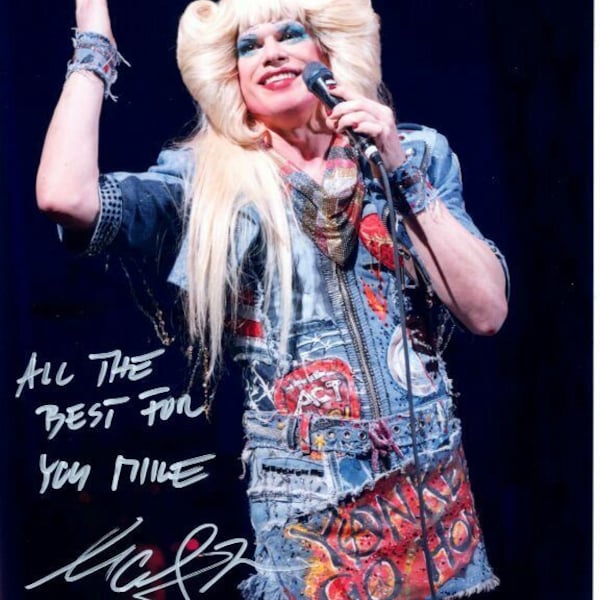 Michael C. Hall autographed signed 8x10 hedwig and the angry inch photograph - to mike