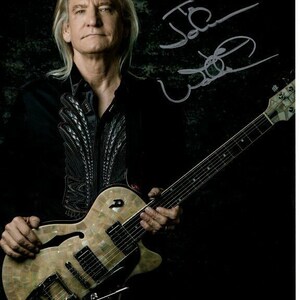 Joe Walsh autographed signed 8x10 photograph - to john the eagles rare!