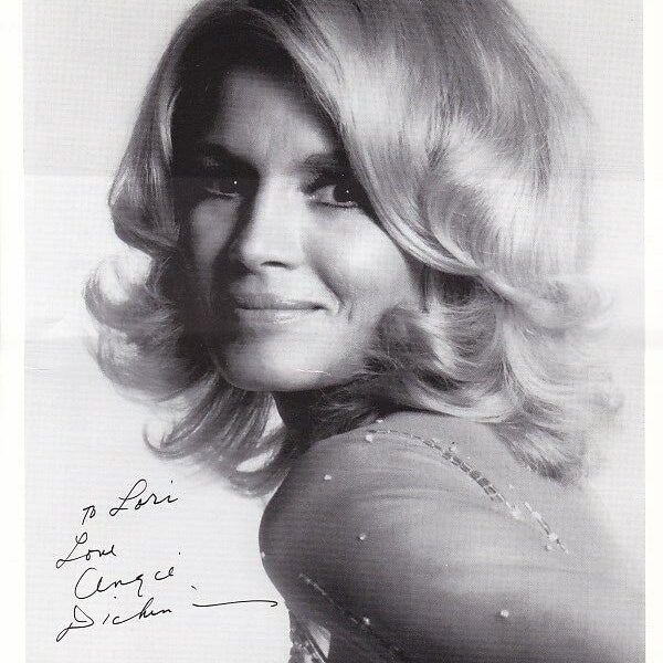Angie Dickinson autographed signed 8x10 photograph - to lori