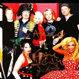 Adam Ant signierte 5,75 x 8,25 2011 Tour Promo Karte - to annie