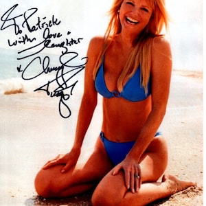 Cheryl Tiegs autographed signed 8x10 photograph - to Patrick