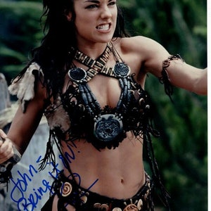 Tsianina Joelson autographed signed 8x10 Xena Warrior Princess Varia photograph - to John