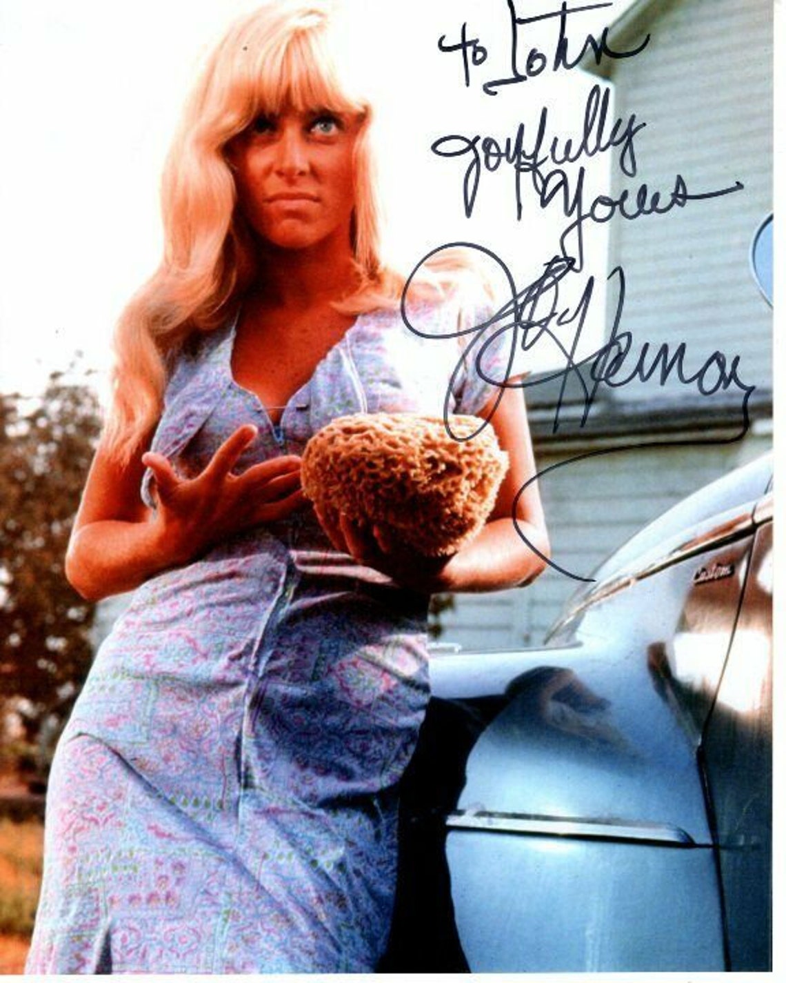 Joy Harmon Autograph Signed 8X10 Cool Hand Luke the Girl Photograph