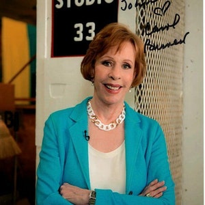 Carol Burnett autographed signed 8x10 photograph - to John