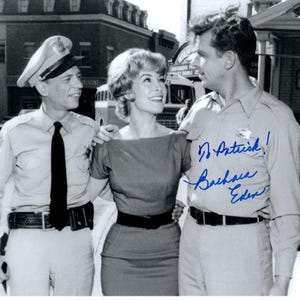 Barbara Eden autographed signed 8x10 The Andy Griffith Show photograph - to Patrick
