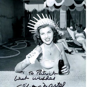 Christiane Martel autographed signed 8x10 photograph - to Patrick