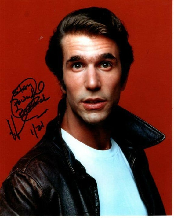 Henry Winkler Autographed Signed 8x10 Happy Days Fonz Photograph