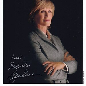 Glenn Close autographed signed 8x10 Damages photograph - to Lori