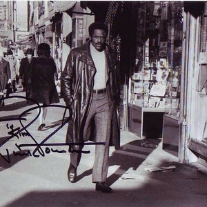 Richard Roundtree autographed signed 8x10 john shaft photograph - to kim