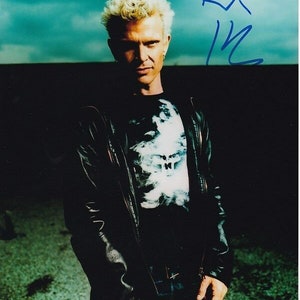 Billy Idol autographed signed 8x10 photograph - to patrick