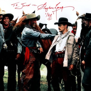 Stephen Lang autographed signed 8x10 Tombstone Ike Clanton photograph - to john