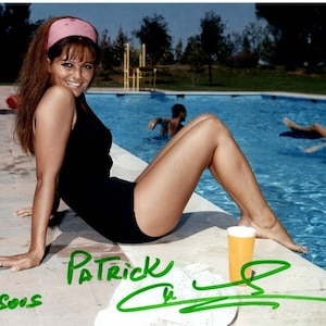 Claudia Cardinale autographed signed 8x10 photograph - to Patrick