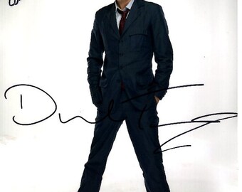 デイヴィッド・テナントのサイン入り 8x10 フライトナイト ピーター