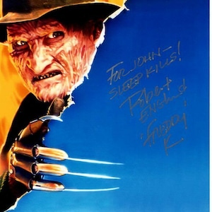 Robert Englund autographed signed 8x10 freddy krueger photograph - to john content!