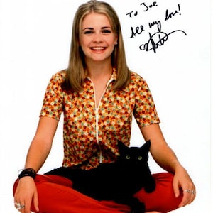 Melissa Joan Hart autographed signed 8x10 Sabrina the Teenage Witch photograph - to Joe