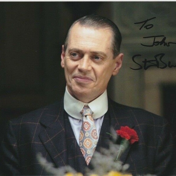 Steve Buscemi signierte Broadwalk Empire nucky thompson Fotografie - to john