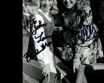 Barbara Mandrell and Dolly Parton autographed signed 8x10 photograph - to john