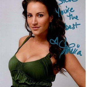 America Olivo signed autographed 8x10 photograph - to steve great content
