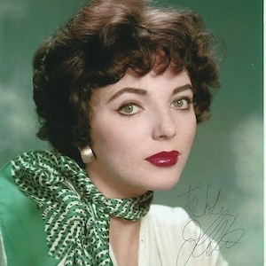 Joan Collins autographed signed 8x10 photograph - to john