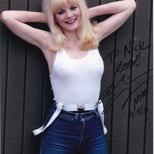 Alison Arngrim autographed signed 8x10 photograph - to nick