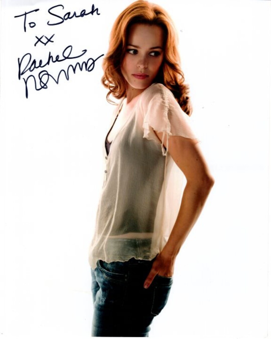 Rachel Mcadams Signed Autographed 8x10 Photograph - to Sarah - Etsy