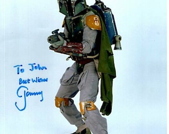 スターウォーズ　ボバ・フェットフィギュア　ジェレミーブロック氏サイン入り スターウォーズ ボバフェット ジェレミーブロック 直筆サイン