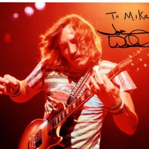 Joe Walsh autographed signed 8x0 photograph - to Mike the eagles rare!
